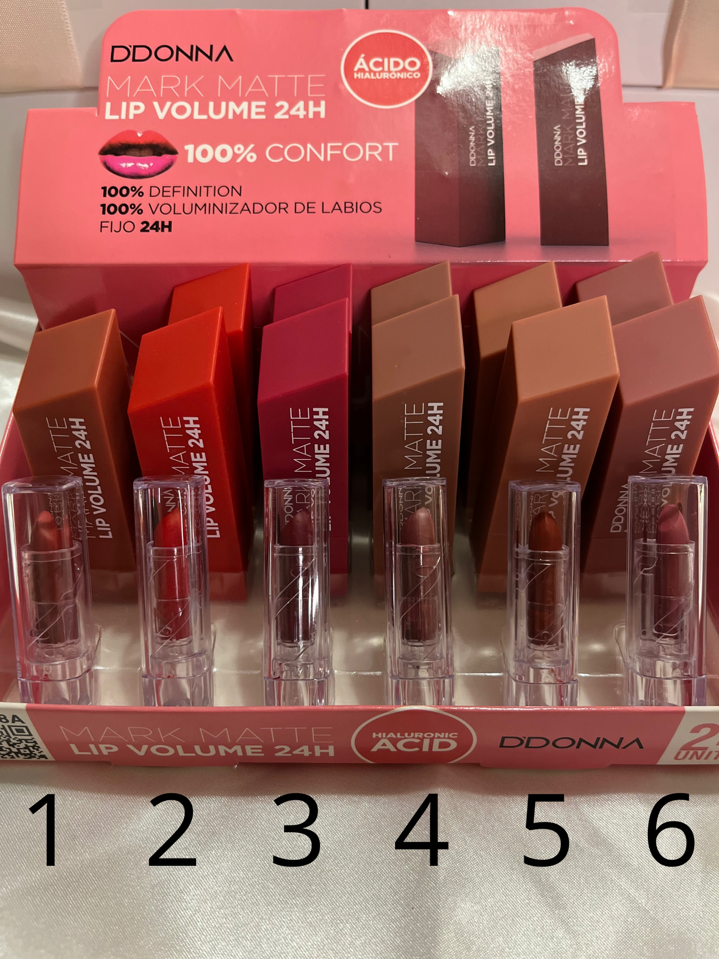 Rouge à lèvres Mark Matte volume 24H Acide Hyaluronique