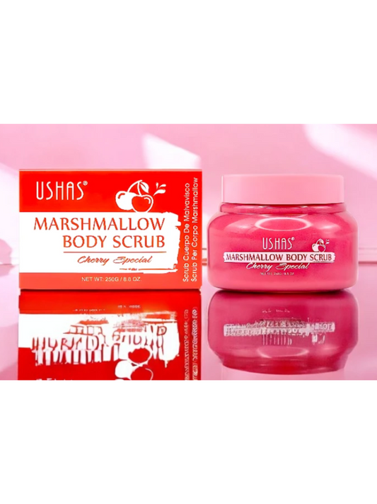 Gommage Corps Marshmallow et Cerise USHAS