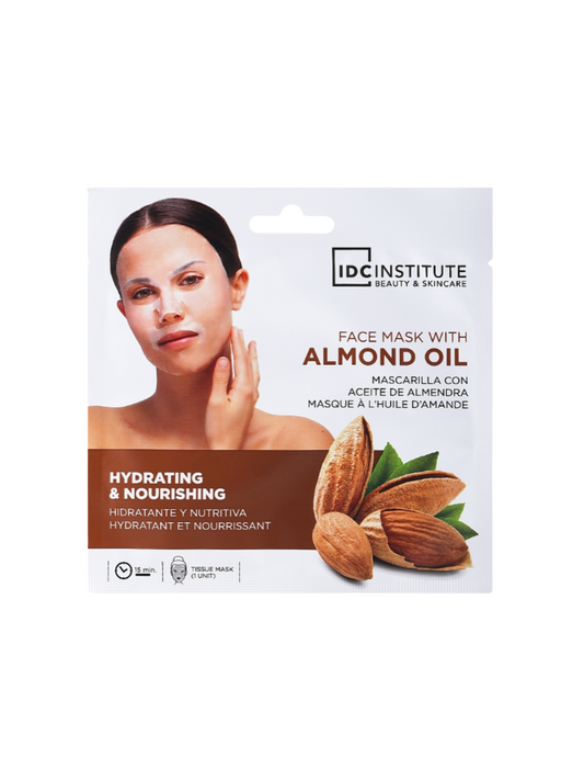Masque tissu soin visage Huile d'amande - vegan