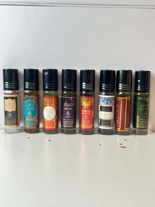 La Box 8 Roll-on huiles parfumées Ayat