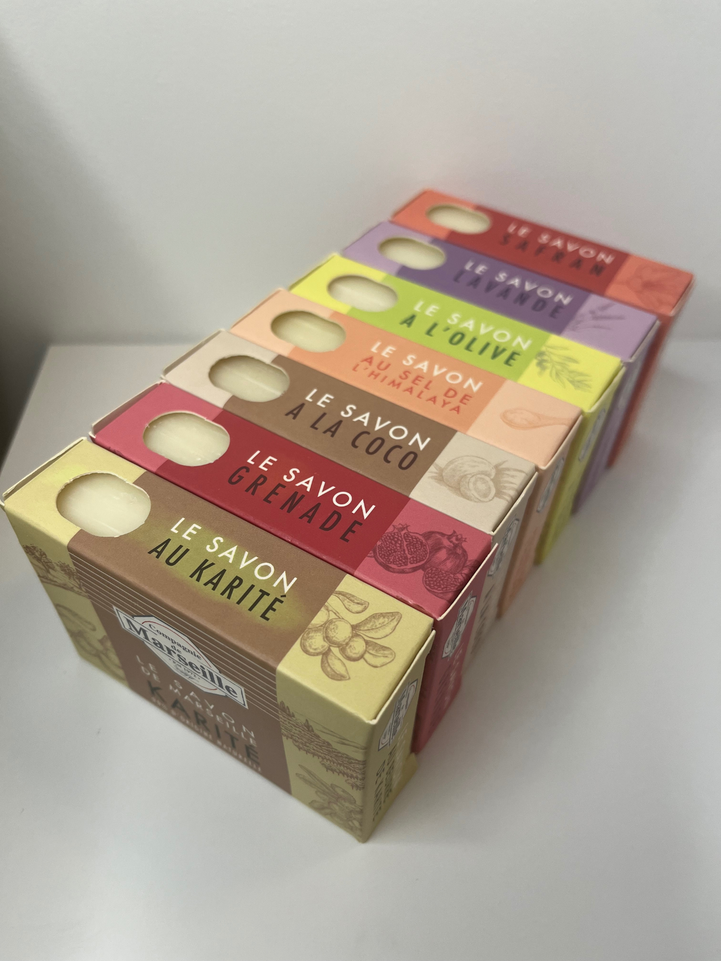 Box 3 savons de marseille parfumés d'origine naturelle