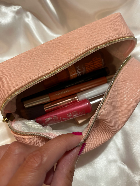 Trousse beauté abricot