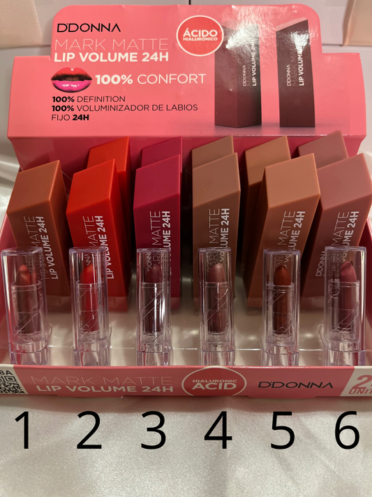 Rouge à lèvres Mark Matte volume 24H Acide Hyaluronique