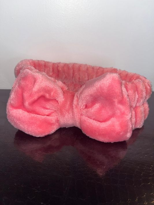 Bandeau maquillage rose