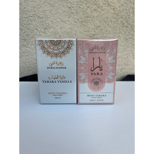 Pack 2 Musc Tahara parfumés 12ml Dubai