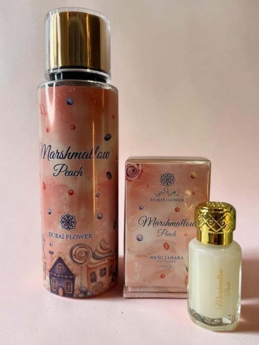 Duo parfumé Marshmallow Peach Dubai Flower